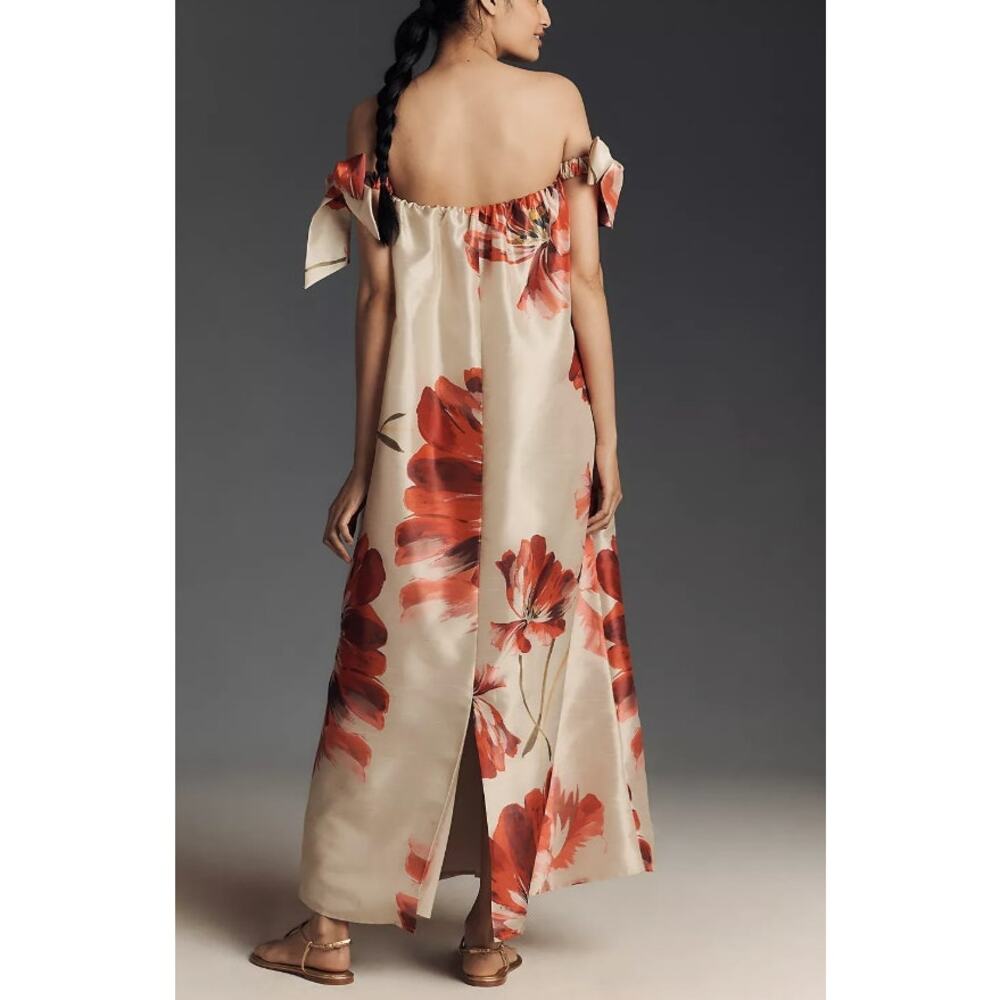 Hutch Iris Off-The-Shoulder Maxi Dress Size XS NWT Removable Straps Romantic - Picture 9 of 16